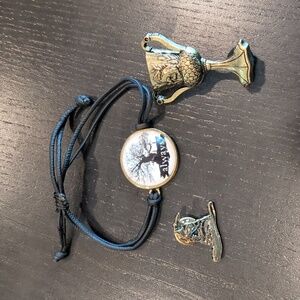 Black and Gold Harry Potter Jewelry Set